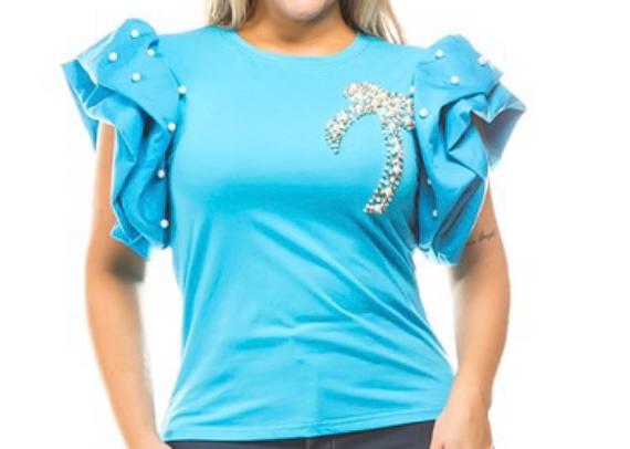 Pearl Top Plus Size